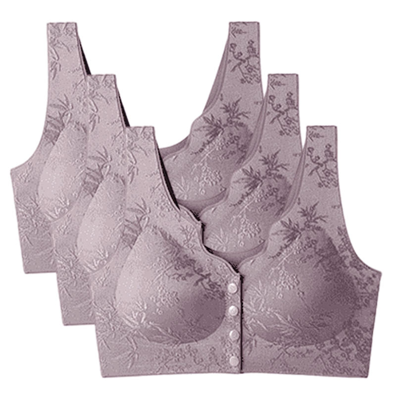 🏆Comfort Front-Clasp & Wire-Free Seamless Bra