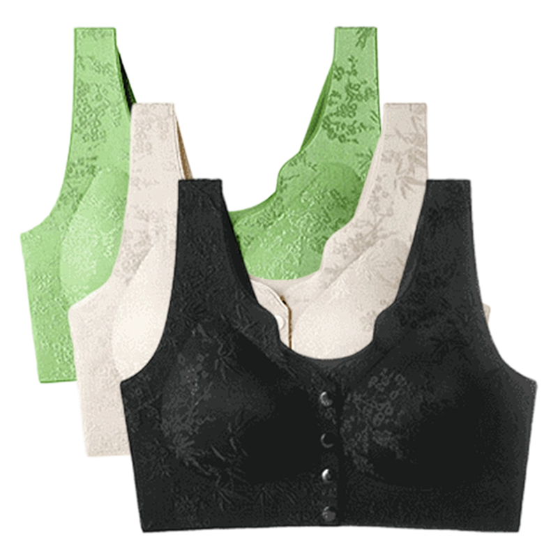 🏆Comfort Front-Clasp & Wire-Free Seamless Bra