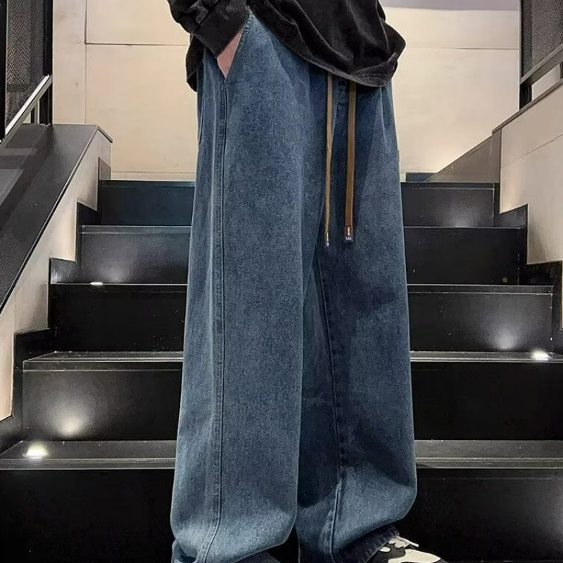 🔥HOT SALE 50%OFF🔥Men's Casual Loose Fit Wide Leg Jeans