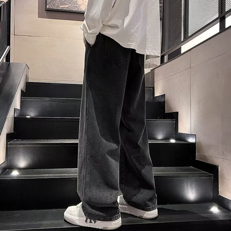🔥HOT SALE 50%OFF🔥Men's Casual Loose Fit Wide Leg Jeans