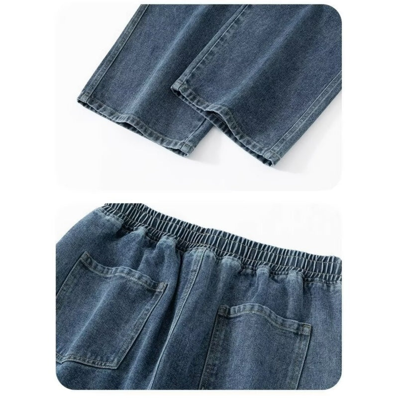 🔥HOT SALE 50%OFF🔥Men's Casual Loose Fit Wide Leg Jeans
