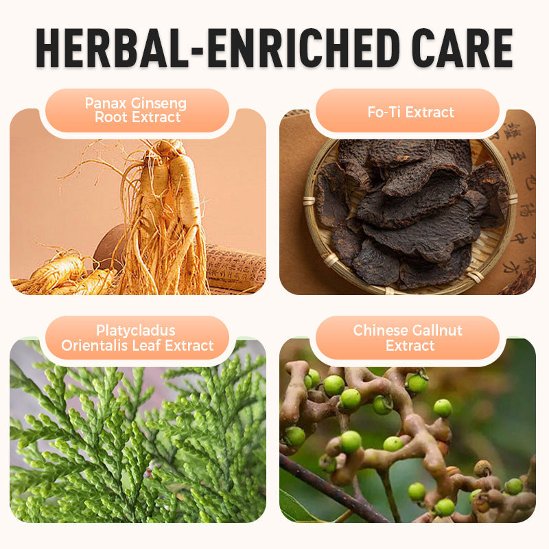 Plant Extract Hair Dye for Gray Hair