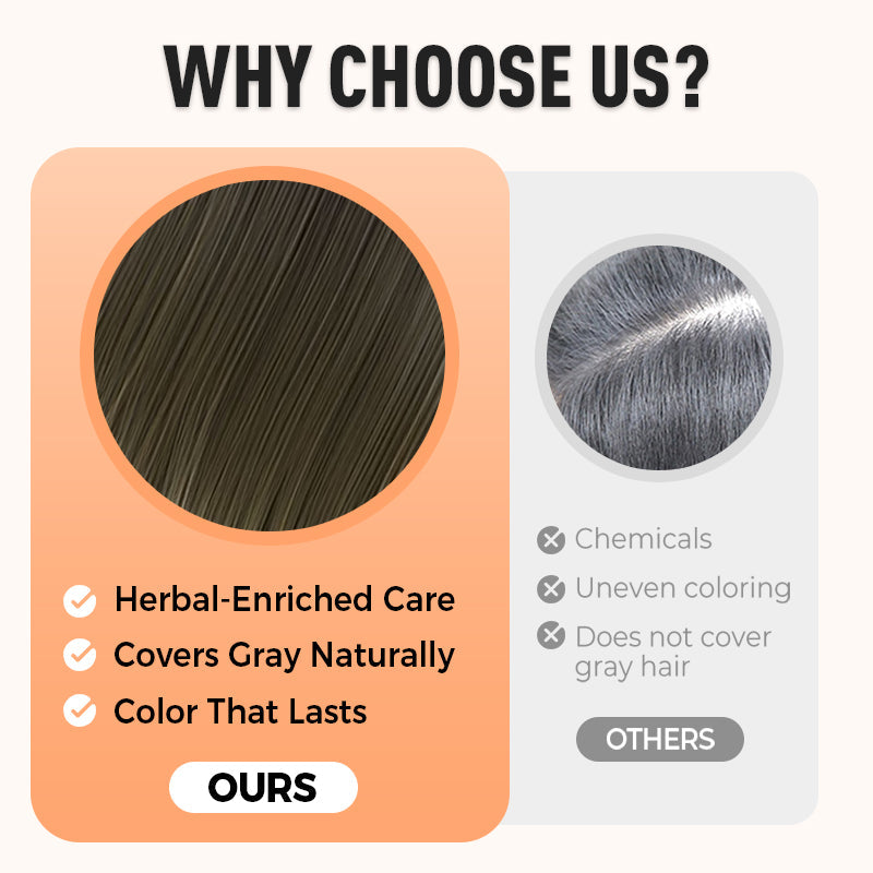 Plant Extract Hair Dye for Gray Hair