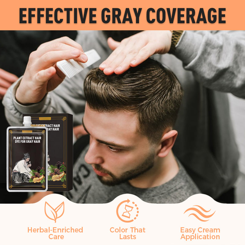 Plant Extract Hair Dye for Gray Hair