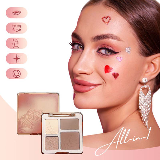 Four Colors Eyeshadow Contour Palette