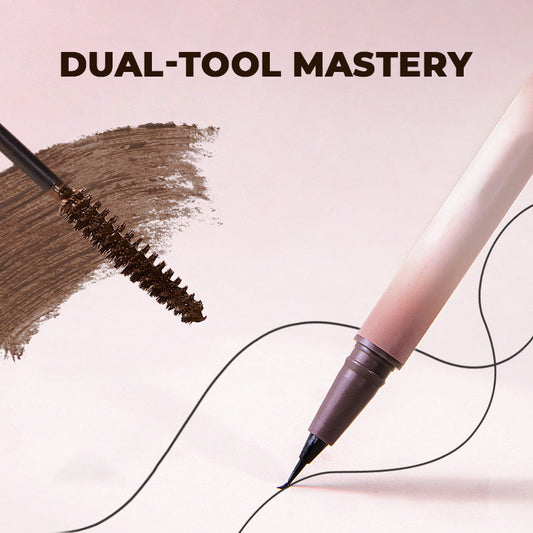 Dubbelzijdig wenkbrauwpotlood en tint