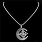 🌙HOT SALE! 🔥 Celtic Moon Pendant Necklace - Stainless Steel & Adjustable Chain, Perfect Unisex Gift for Any Occasion ✨