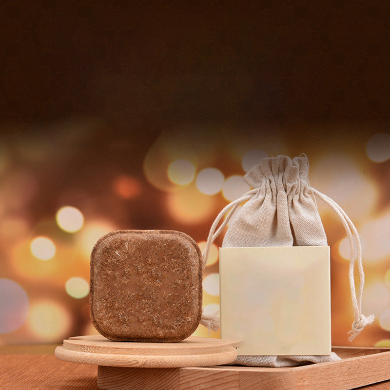 Solid shampoo with natural herbs