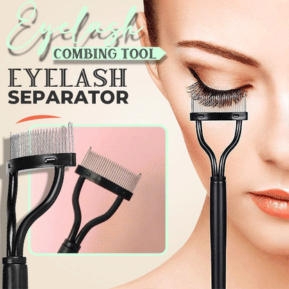 Separate Lashes Instantly! No-Clump Stainless Steel Eyelash Comb