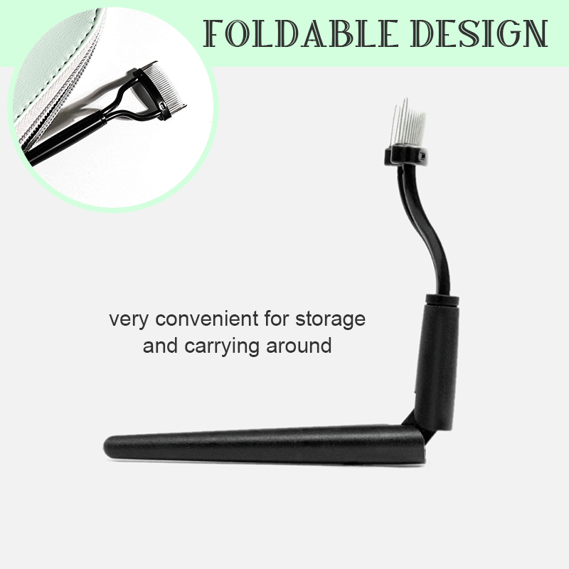 Separate Lashes Instantly! No-Clump Stainless Steel Eyelash Comb