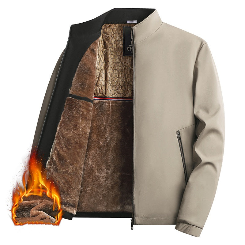 💥LAST DAY SALE 50% OFF⏰50K+ SOLD! ✨Men's Warm Stand Collar Full Zip Work Jacket