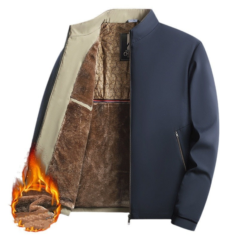 💥LAST DAY SALE 50% OFF⏰50K+ SOLD! ✨Men's Warm Stand Collar Full Zip Work Jacket