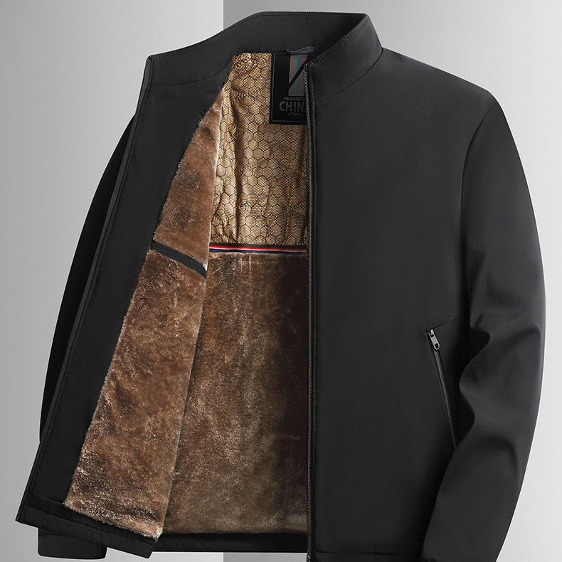💥LAST DAY SALE 50% OFF⏰50K+ SOLD! ✨Men's Warm Stand Collar Full Zip Work Jacket