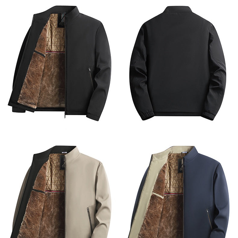 💥LAST DAY SALE 50% OFF⏰50K+ SOLD! ✨Men's Warm Stand Collar Full Zip Work Jacket