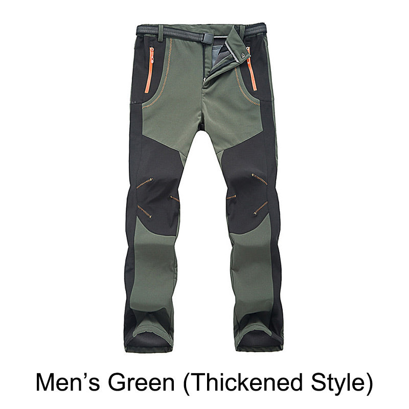 🍂Windproof Waterproof Warm Elastic Waist Hiking Pants🔥Waterproof and insulated