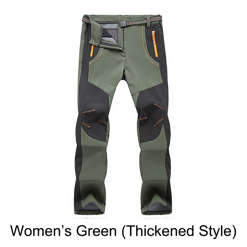🔥👖Windproof Waterproof Warm Elastic Waist Hiking Pants