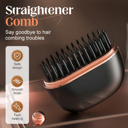 🔥 LAST DAY PROMOTION - 40%OFF 🔥 Mini Cordless Hair Straightener Comb