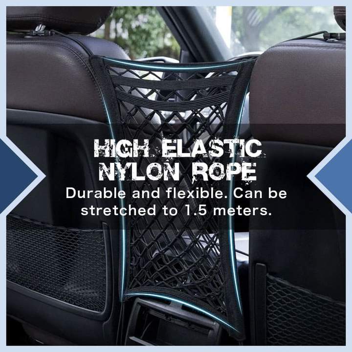 Keep Kids & Pets Back Instantly! Car Mesh Barrier Organizer
