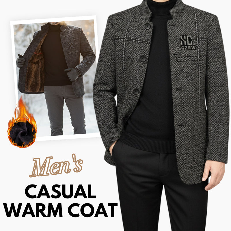 🧥 50% OFF NOW! 🔥 Men's 3D Fit Winter Coat - Thickened & Windproof, Ideal for Cold Weather Outdoors ❄️✨