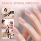 💅 BUY MORE GET MORE FREE! ✨ 2-in-1 Self-Leveling Nail Builder Gel - Base & Top Coat with 15s Quick Cure for Salon-Quality Manicure at Home 🌟🌀