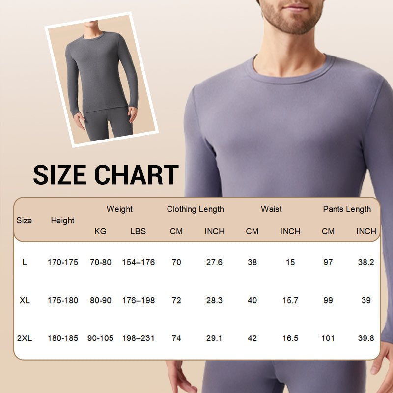 🔥Hot Seller🔥 | Men's Plush-Lined Thermal Set❄️✨