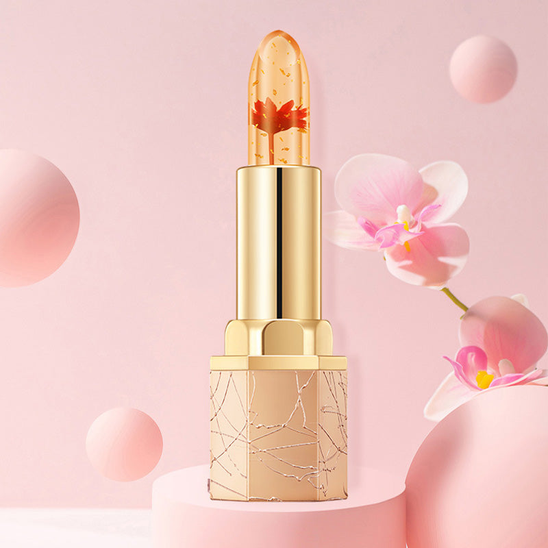 👄BUY 1 GET 1 FREE👄Crystal Flower Temperature Color Change Jelly Lipstick