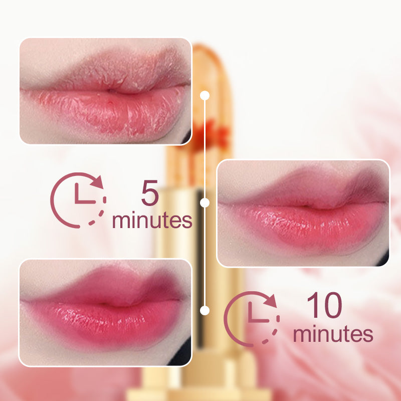 👄BUY 1 GET 1 FREE👄Crystal Flower Temperature Color Change Jelly Lipstick