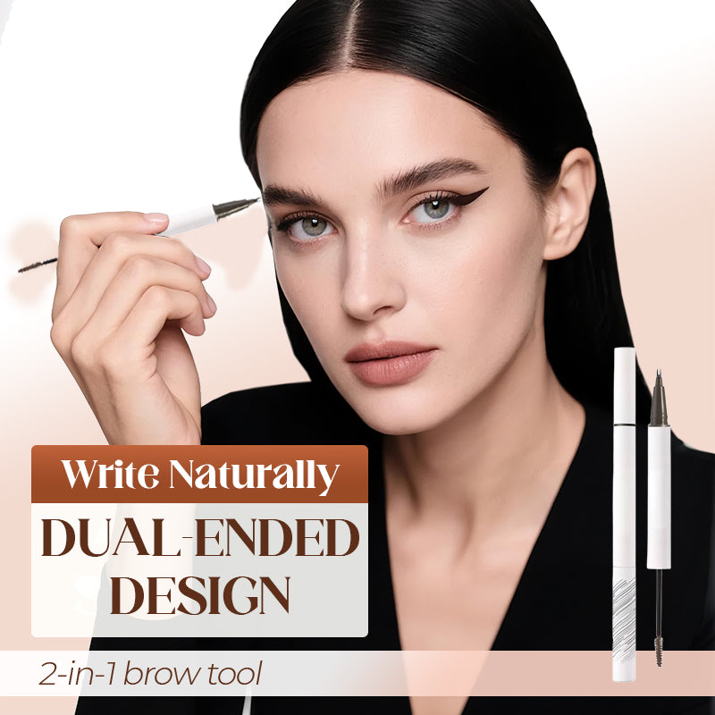 🎁Buy 1 Get 1 Free🔥Dual-Ended 2 Tip Waterproof Eyebrow Pencil & Brush