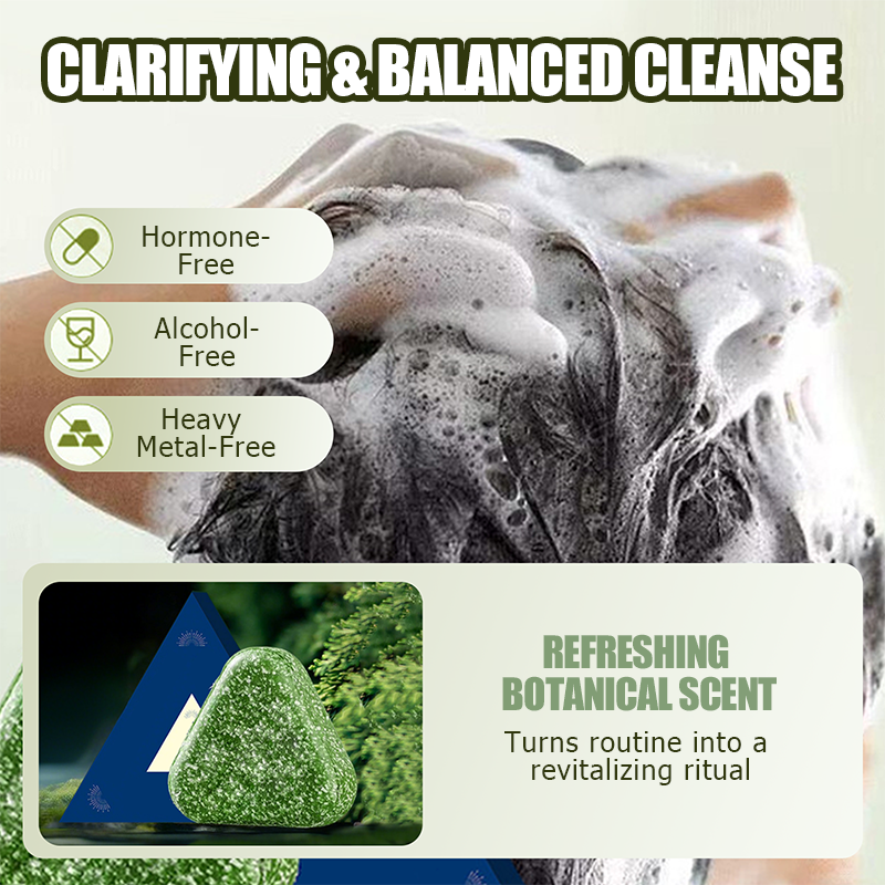 🔥Flash Sale🔥|Natural Shampoo Bar For Strengthening Hair