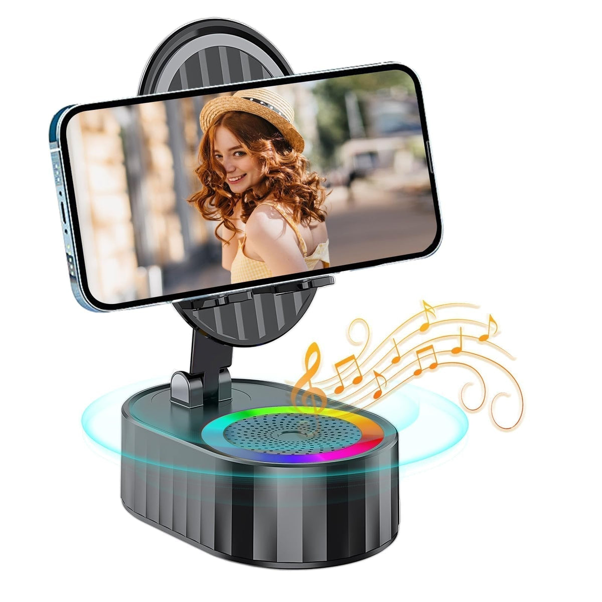 Boost Any Sound Instantly! No-Pairing Stand & Speaker