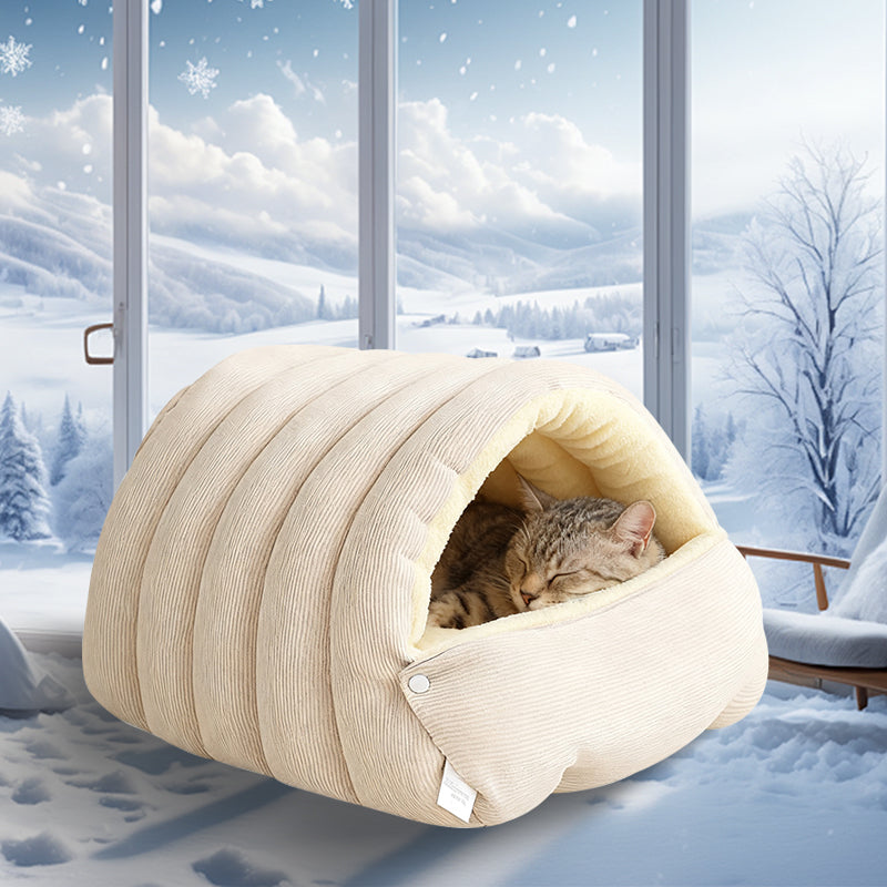 🔥🐱Super bargain!🐶|Warmth Cozy Comfort  Plush Pet Cave