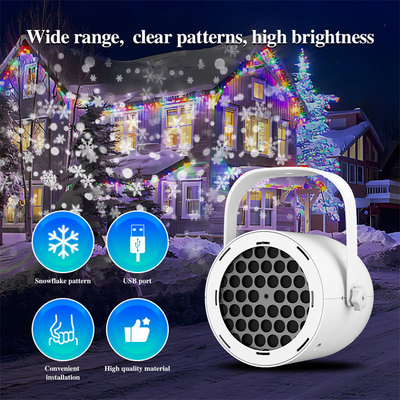 Project Holiday Cheer Instantly! 16-Pattern Christmas Projector Light