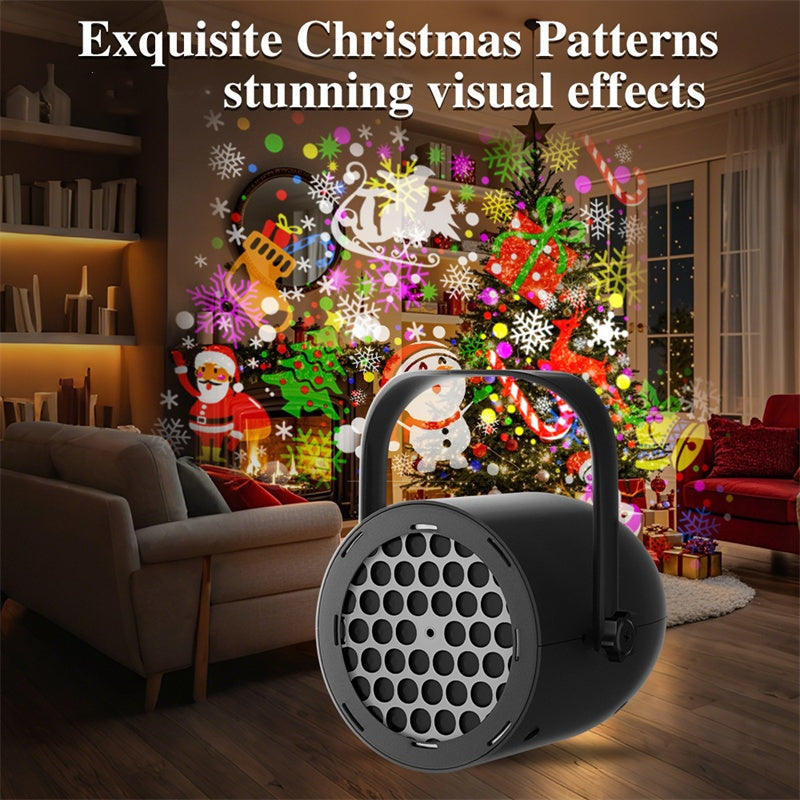 Project Holiday Cheer Instantly! 16-Pattern Christmas Projector Light