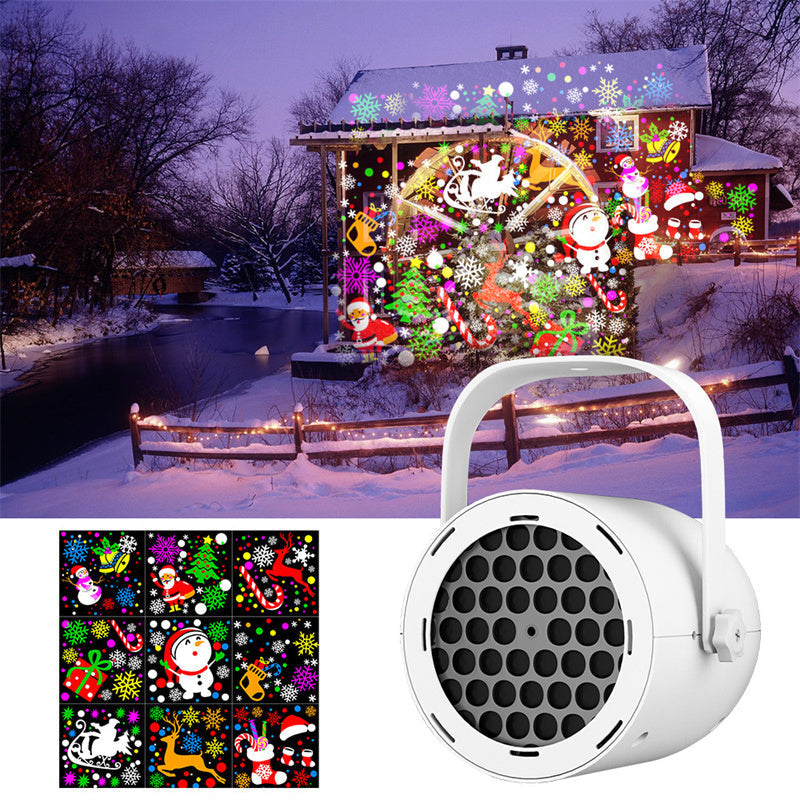 Project Holiday Cheer Instantly! 16-Pattern Christmas Projector Light