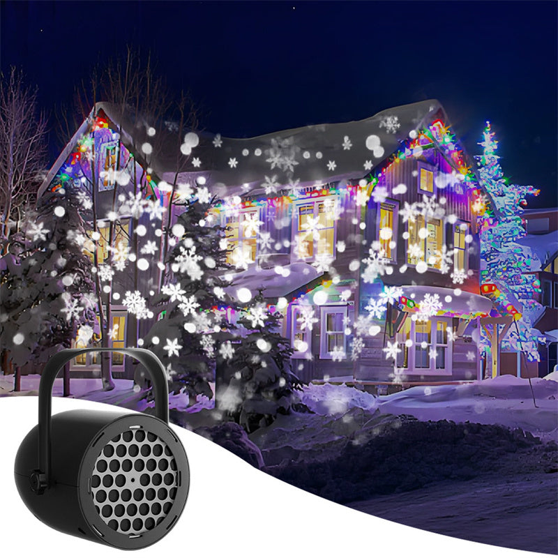 Project Holiday Cheer Instantly! 16-Pattern Christmas Projector Light