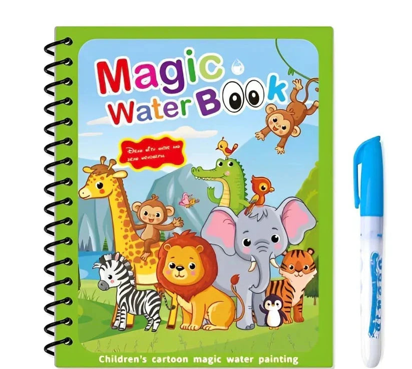 🎨 📚Montessori Water Drawing Book