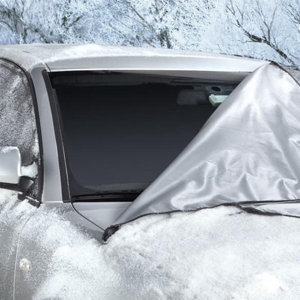 Clear Your Windshield Instantly! Magnetic Frost & Snow Cover