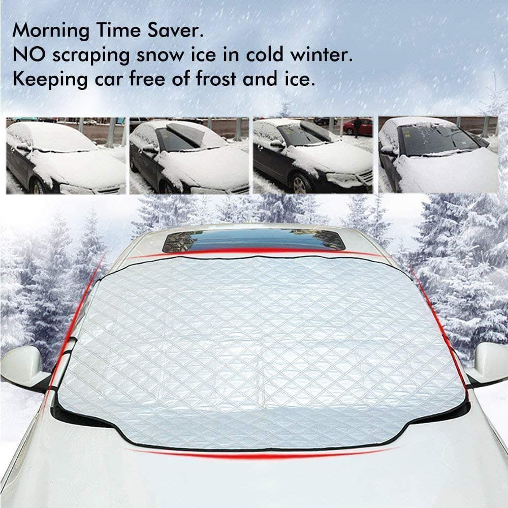 Clear Your Windshield Instantly! Magnetic Frost & Snow Cover