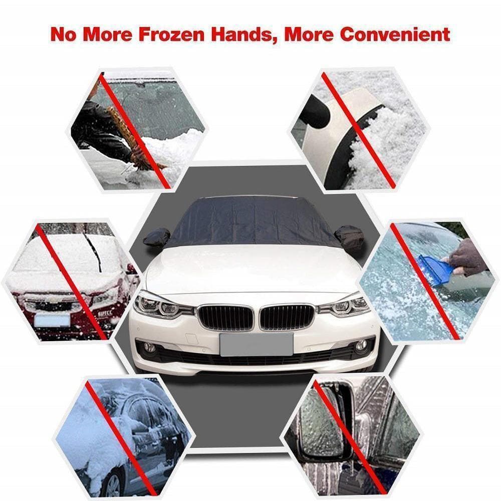 Clear Your Windshield Instantly! Magnetic Frost & Snow Cover