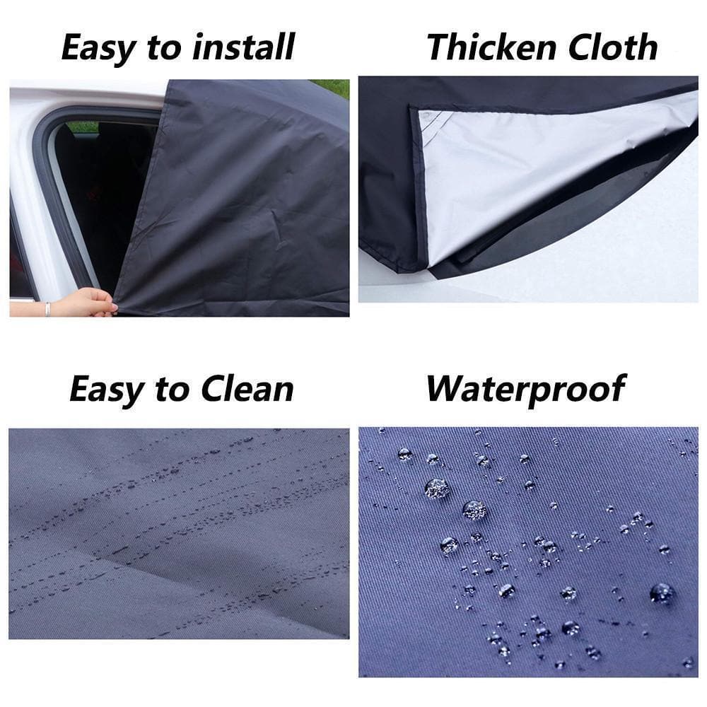 Clear Your Windshield Instantly! Magnetic Frost & Snow Cover