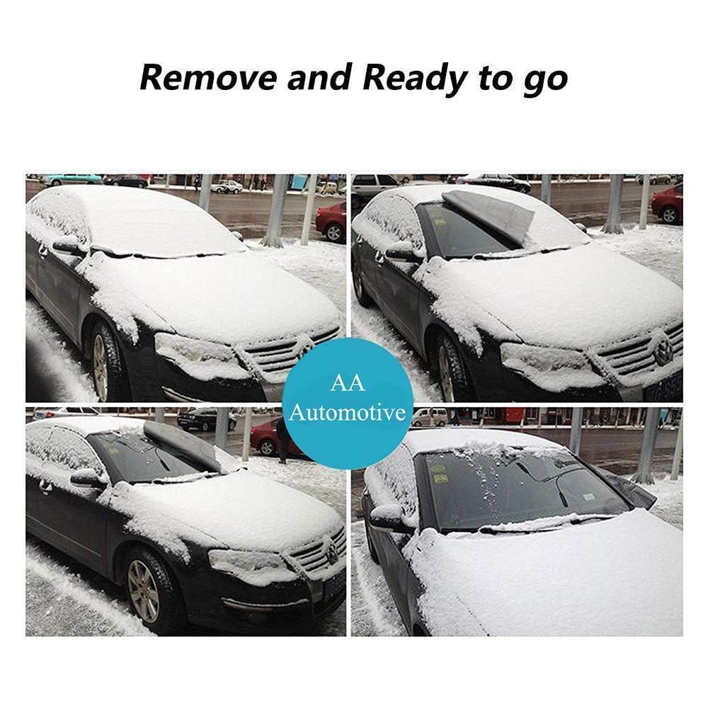 Clear Your Windshield Instantly! Magnetic Frost & Snow Cover
