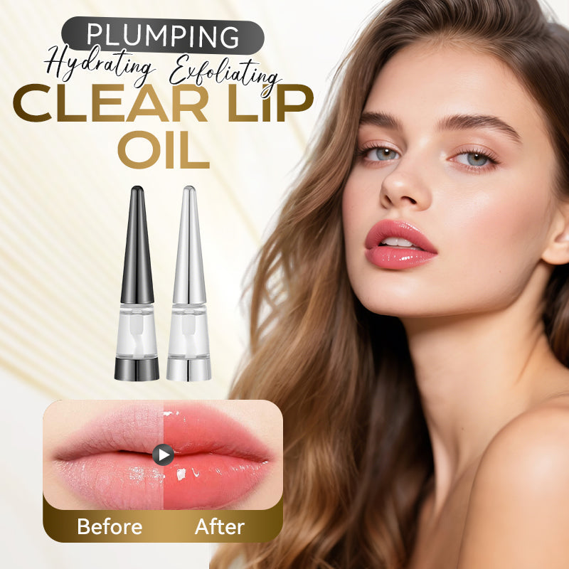 🔥✨Hot Sale 50% OFF!!⚡Hot Seller!🔥✨|Hydrating Exfoliating Clear Lip Oil