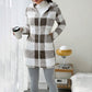 ✨FREE SHIPPING✨|🔥Hot Sale Offers-Women's Plaid Zip-Up Hooded Jacket