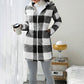 ✨FREE SHIPPING✨|🔥Hot Sale Offers-Women's Plaid Zip-Up Hooded Jacket
