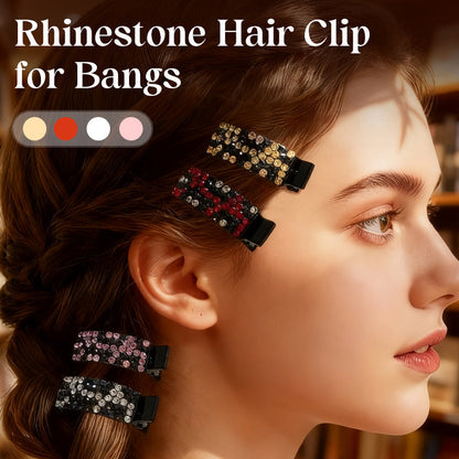💕Last Day 49% OFF💕Rhinestone Hair Clip for Bangs