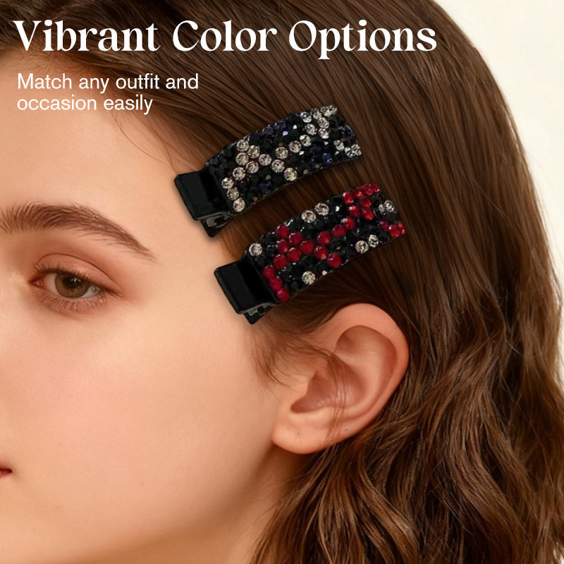 💕Last Day 49% OFF💕Rhinestone Hair Clip for Bangs