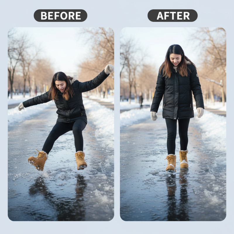 🔥Christmas Limited-Time Offer: 50% OFF!!!🔥❄️Universal 5-Tooth Ice Cleats for Shoes & Boots