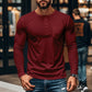😎New Arrival🔥Men’s Slim Fit Henley Long Sleeve T-Shirt