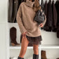 🔥40% OFF🔥Turtleneck Sweater Mini Dress Set