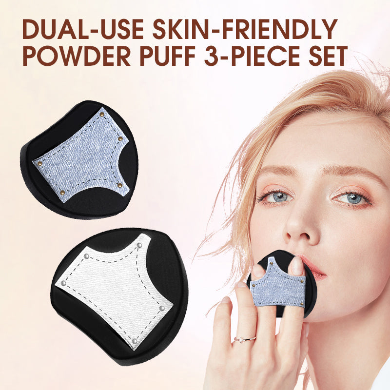 ✨Dual-Use Skin-Friendly Powder Puff 3-Piece Set✨